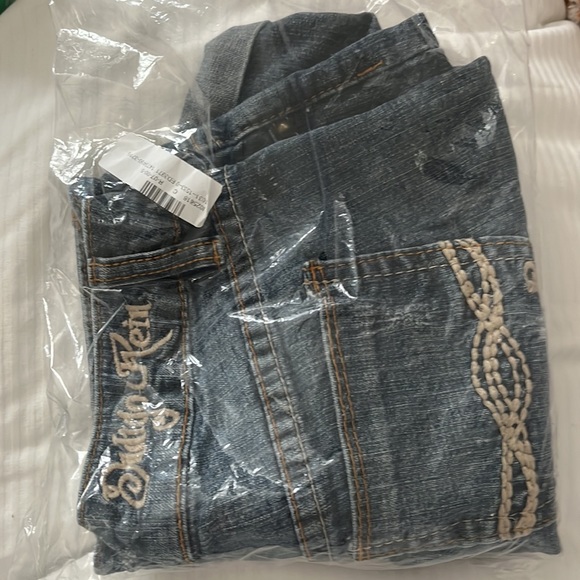 Thigh length jeans by Indigo Rein distressed Shorts junior womens size 3 / S XS - Picture 11 of 11